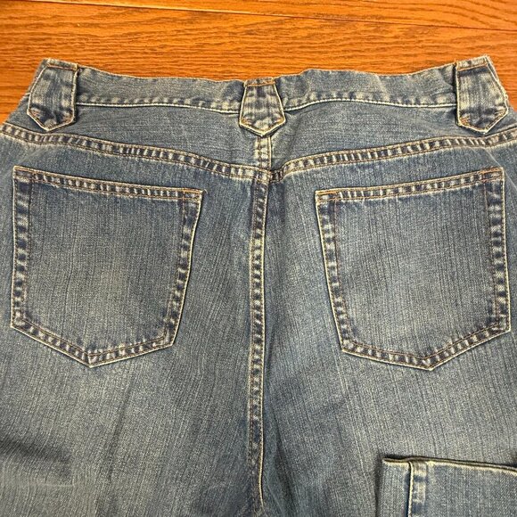 Vintage, Green Label Lauren Jeans Co., wide leg jeans, Size 12 - Picture 6 of 7